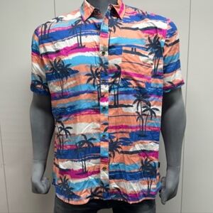 (New) MARGARITAVILLE Tropical Multicolor Men's Shirt